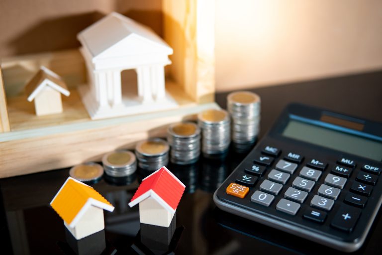 Banking,Concept.,Loan,Interest,Rate,Calculation.,Saving,Money,For,Property