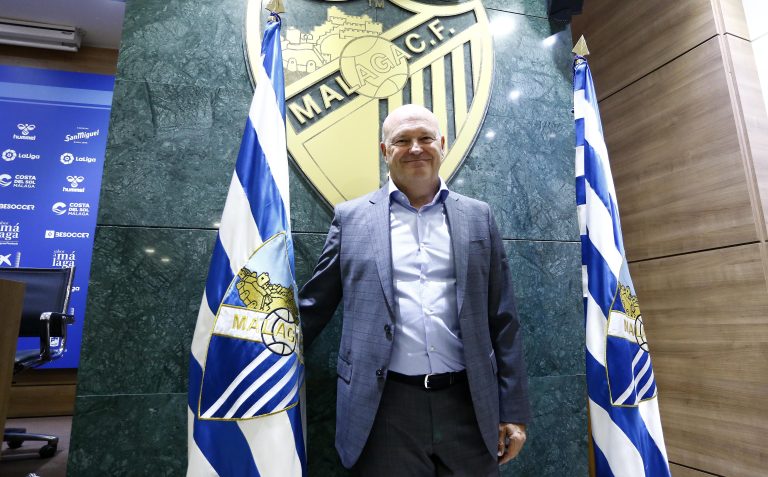PRESENTACIÓN DEL NUEVO ENTRENADOR DEL MALAGA C.F,  PEPE MEL. MARILÚ BÁEZ