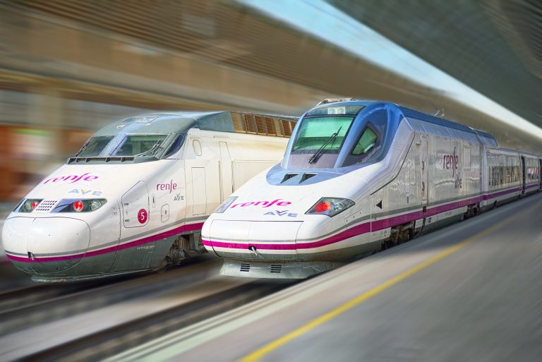 Madrid,,Spain,-,June,08,,2017,:,Modern,Hi-speed,Passenger