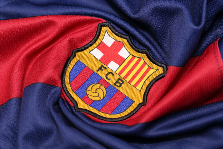 Bangkok,,Thailand,-august,30,,2015:,The,Logo,Of,Barcelona,Football