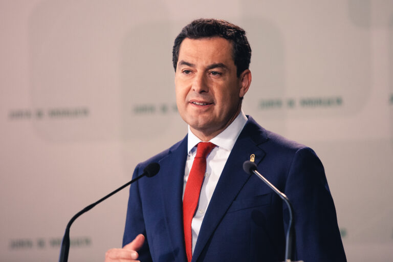 Juan,Manuel,Moreno,Bonilla.,Andalucia's,Regional,President,Juanma,Moreno,During