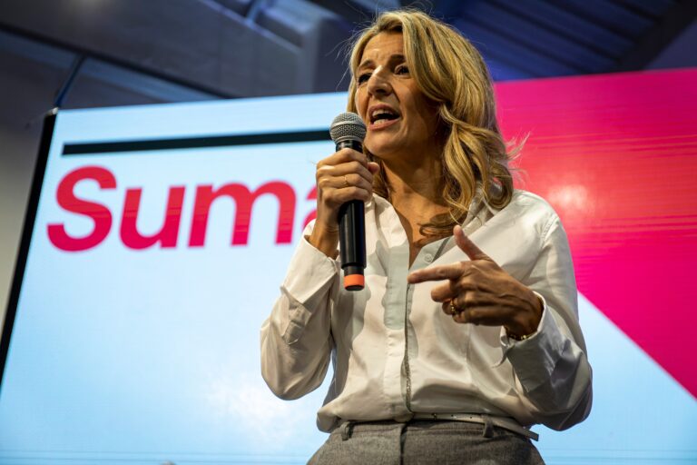 Madrid,,Spain;,01-12-2023,Yolanda,Dã­az,Presents,Her,Political,Platform,Sumar,