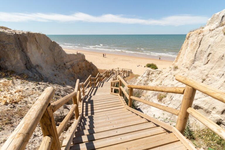 One,Of,The,Most,Beautiful,Beaches,In,Spain,,Called,(cuesta