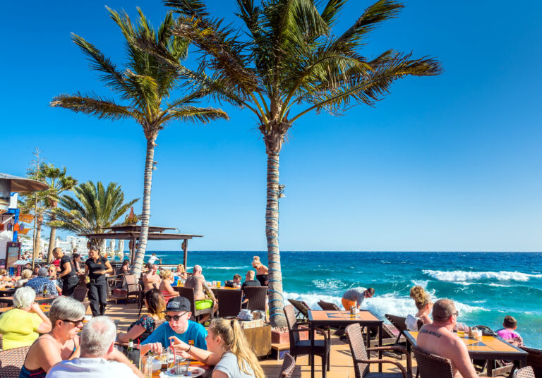 Puerto,Del,Carmen,,Spain,-,December,29,,2016:,Tourists,Enjoy