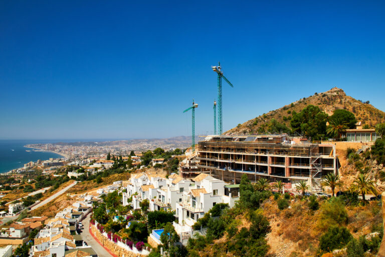 View,Of,Construction,Works,On,The,Costa,Del,Sol