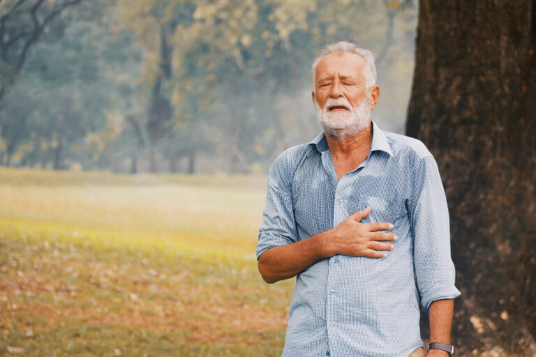 Elderly,Caucasian,Sweating,And,Fainting.