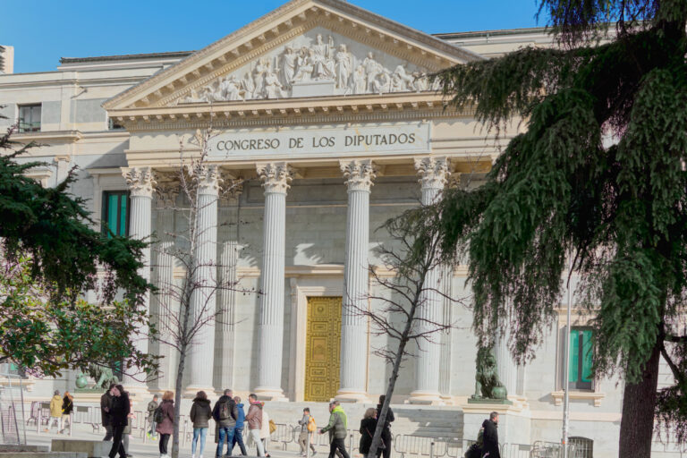 Madrid,,Spain-,March,29,,2023:,Front,View,Of,The,Congress