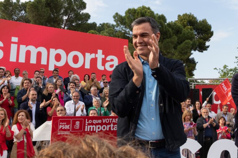 Pedro,Sanchez,Perez-castejon.,Massive,Act,Of,The,Psoe.,President,Of