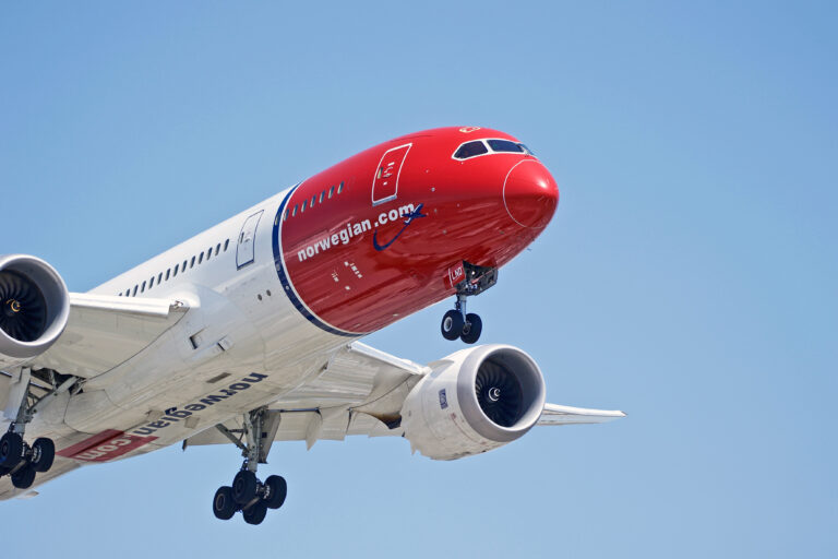 Los,Angeles/california,-,June,24,,2017:,Norwegian,Airlines,Boeing,787