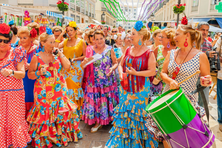 Malaga,,Spain,-,August,11,,2012:,Feria,De,Malaga,Is