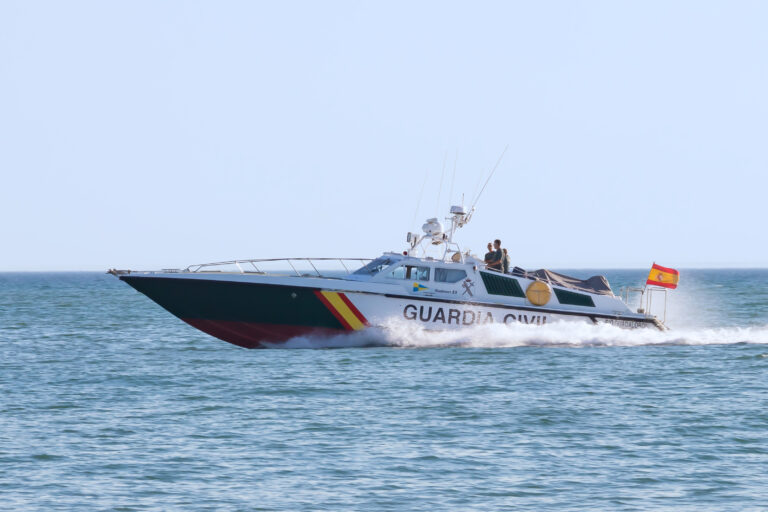 Punta,Umbria,,Huelva,,Spain,-,August,31,,2020:,Guardia,Civil