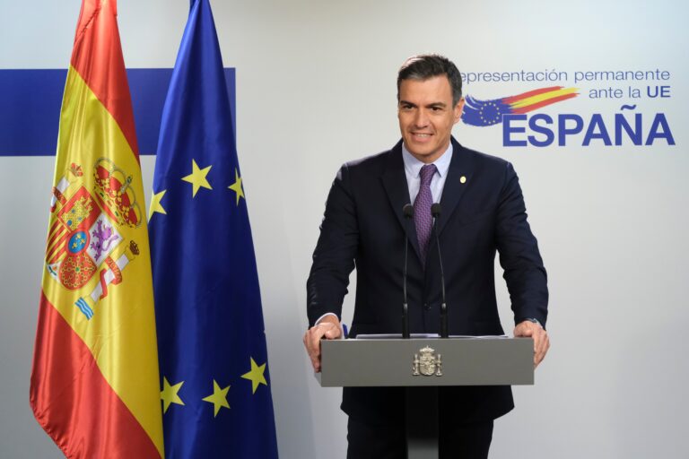 Spanish,Prime,Minister,Pedro,Sanchez,Arrives,To,Attend,The,European