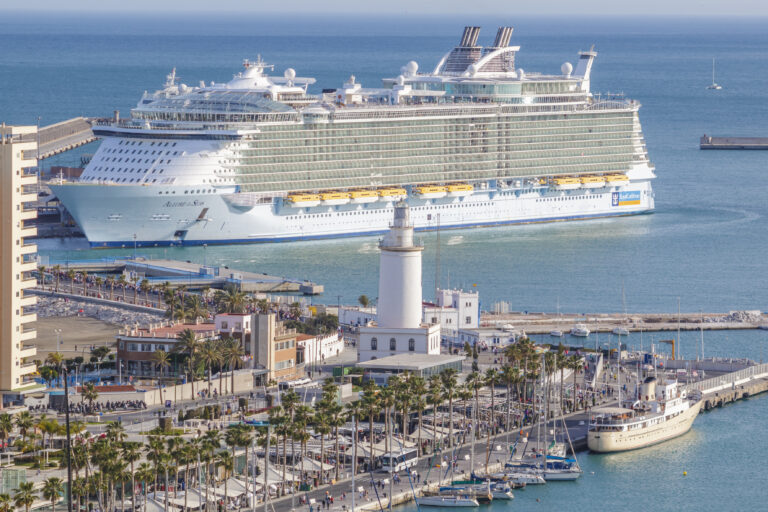 Malaga,,Spain,-,April,,29:,Allure,Of,The,Seas,At