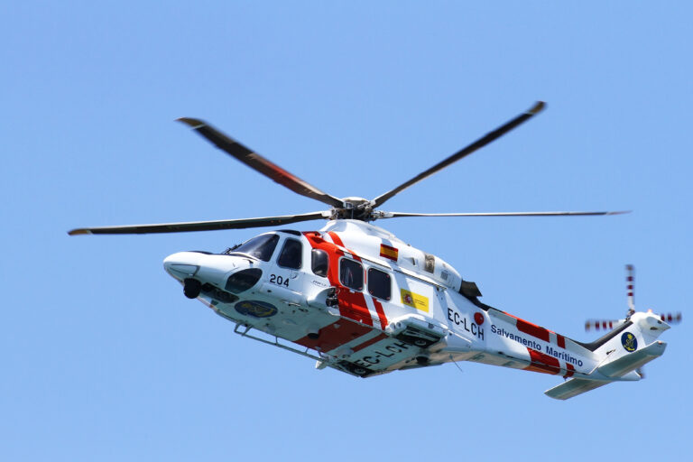 Alicante,Coast,,Spain,-,June,14:,Helicopter,Of,The,Spanish