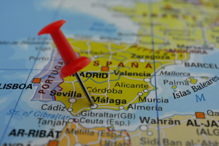 Pin,In,M·laga,,Spain