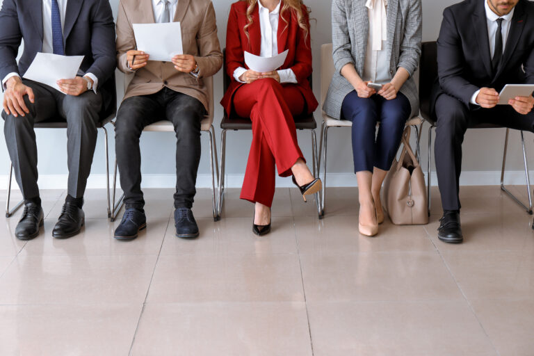 Young,People,Waiting,For,Job,Interview,Indoors