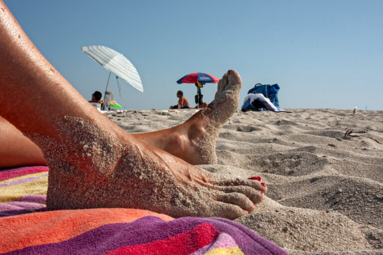 Formentera,,Spain,-,July,24,,2012:,Several,Tourists,Populate,A