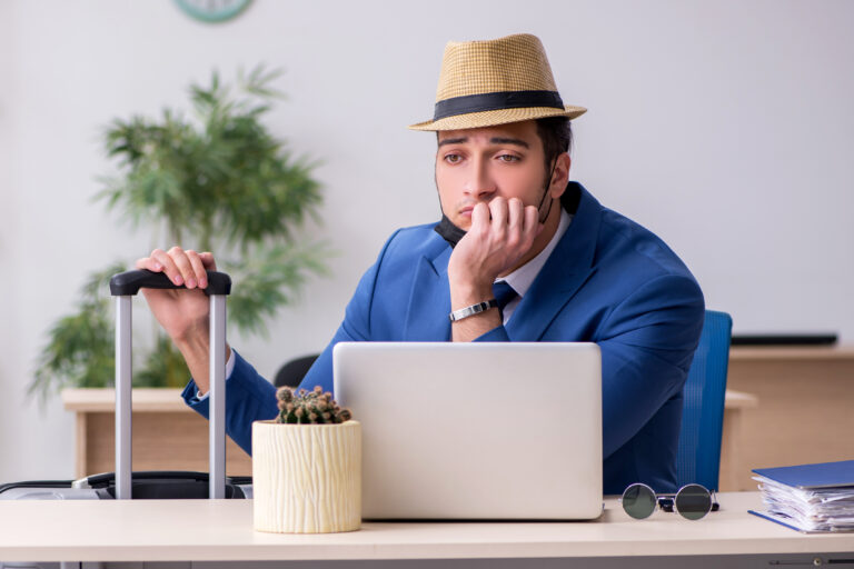 Businessman,Preparing,For,Trip,During,Pandemic