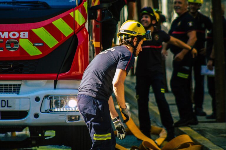 Seville,Spain,September,22,,2021,Seville,Firefighters,Training,At,The