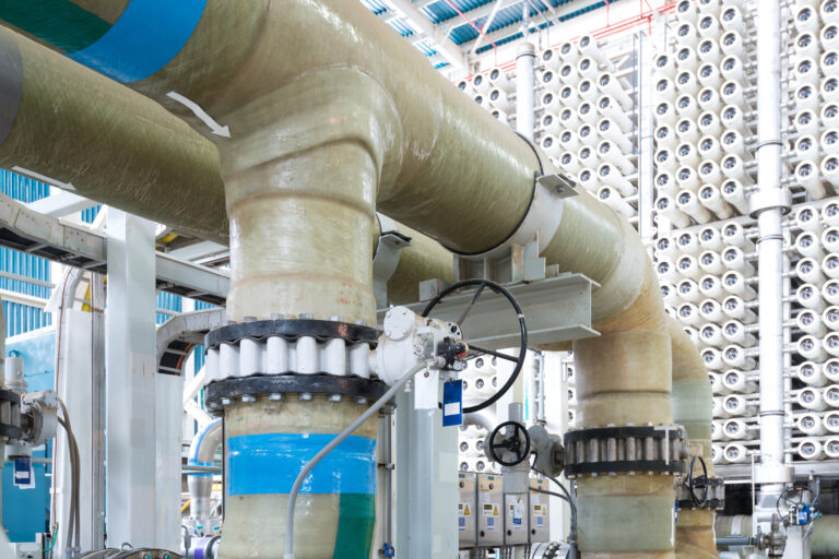 The,Reverse,Osmosis,Equipment,In,A,Desalination,Plant.