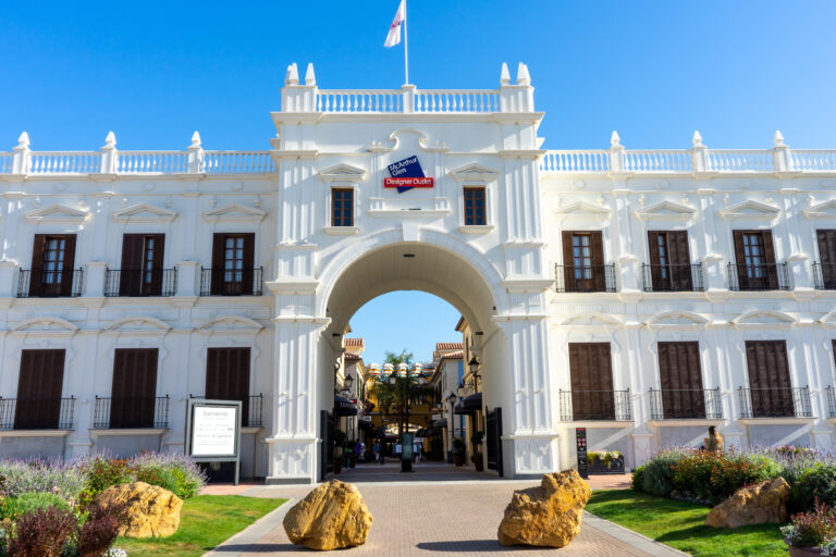 Malaga,,Spain,-,March,10,,2023:,Shopping,In,Plaza,Mayor