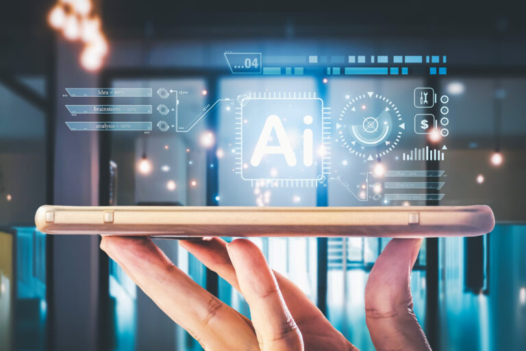 Businesspeople,Can,Use,The,Internet,,Links,To,Artificial,Intelligence,,Virtual