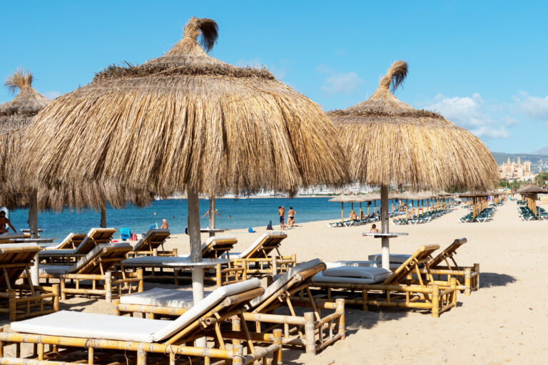 Palma,De,Mallorca,,Spain,-,2021,09,19:,Tourists,Sunbathing