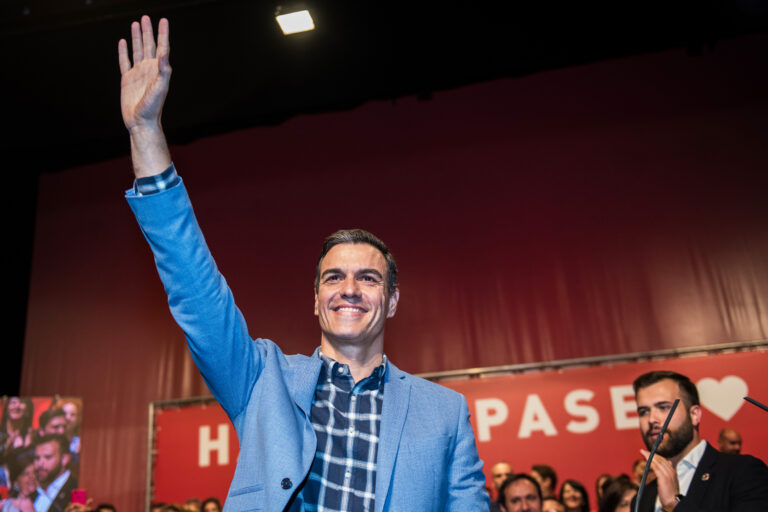 Caceres,,Extremadura,,Spain,-,April,02,,2019:,The,Spanish,Prime