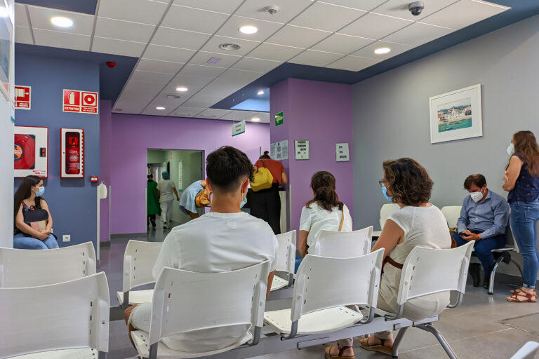 Huelva,,Spain,-,June,23,,2020:,Waiting,Room,Of,The