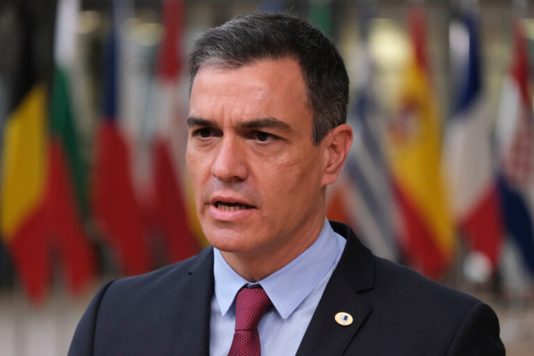 Spanish,Prime,Minister,Pedro,Sanchez,Arrives,To,Attend,The,European
