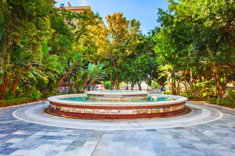 Marbella,,Spain,-,October,24,,2021:,Fuente,Virgen,Del,Rocio