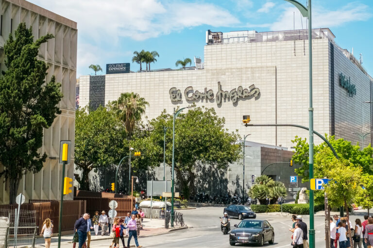 Malaga,,Spain,-,May,26,,2018.,Facade,Of,The,Department