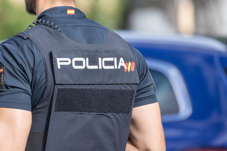 Madrid,,Spain.,June,,25,,2022.,National,Police,Officer.,Spanish,Policeman