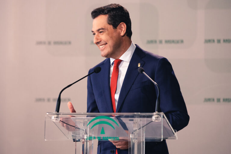 Juan,Manuel,Moreno,Bonilla.,Andalucia's,Regional,President,Juanma,Moreno,During