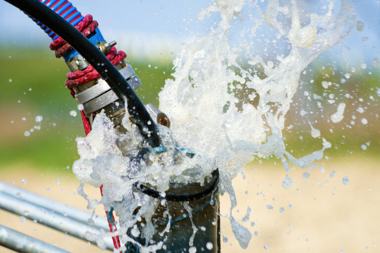 Pumping,Air,From,Compressor,Into,From,New,Constructed,Water,Bore