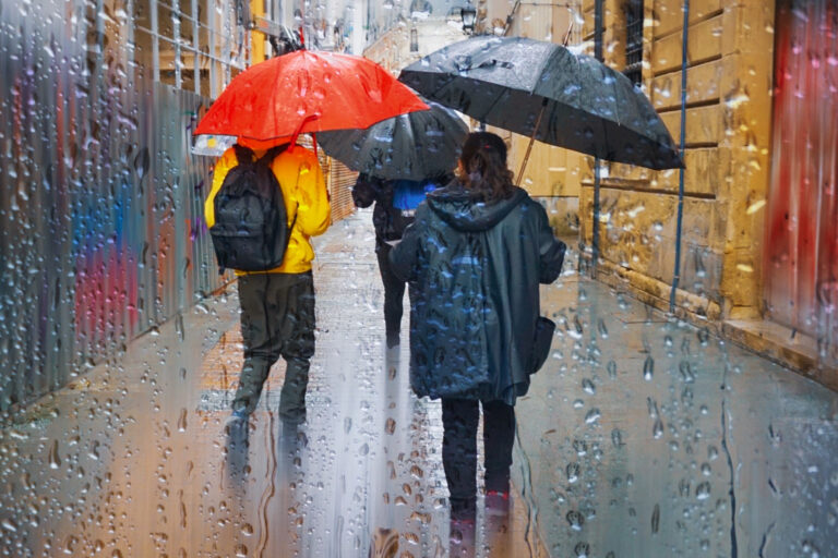 People,With,An,Umbrella,In,Raining,Days,,Bilbao,,Basque,Country,