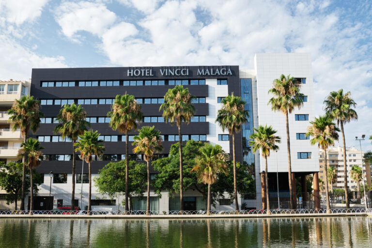 Malaga,,Spain;,July,07,,2023:,Hotel,Vincci,Malaga.