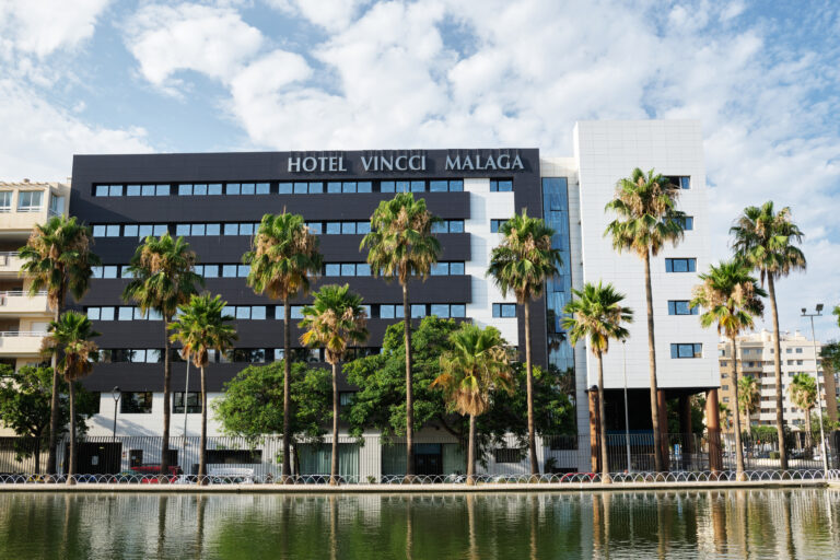 Malaga,,Spain;,July,07,,2023:,Hotel,Vincci,Malaga.