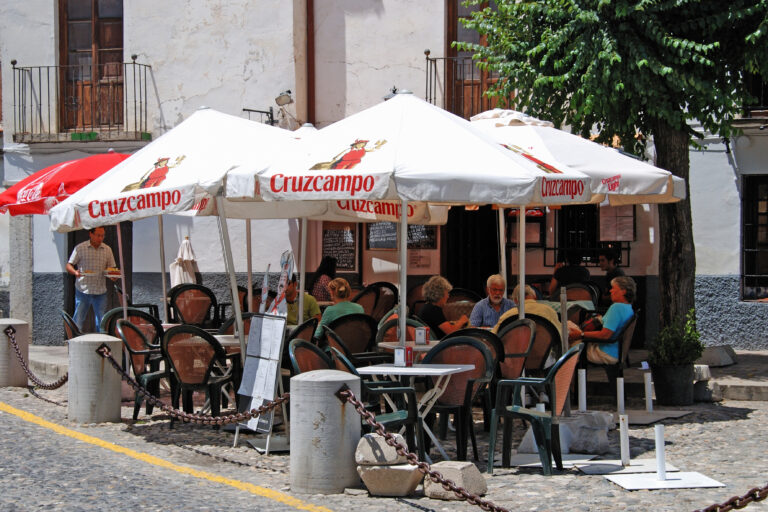 Granada,,Spain,-,June,4,,2008,-,Pavement,Cafes,In