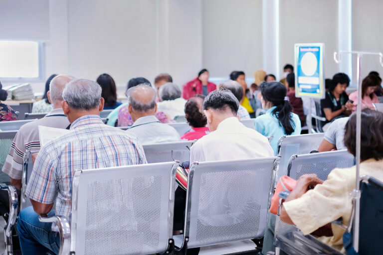 Back,View,Of,Old,People,In,The,Seminar,Event.,Many