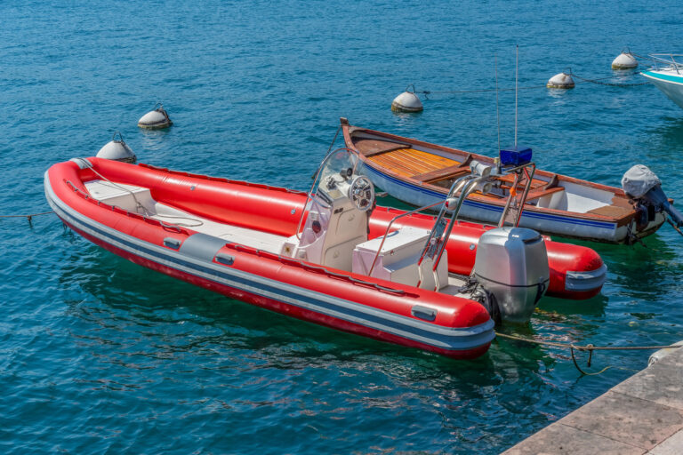 Sunny,Scenery,Including,Two,Boats,At,Lake,Garda,In,Northern
