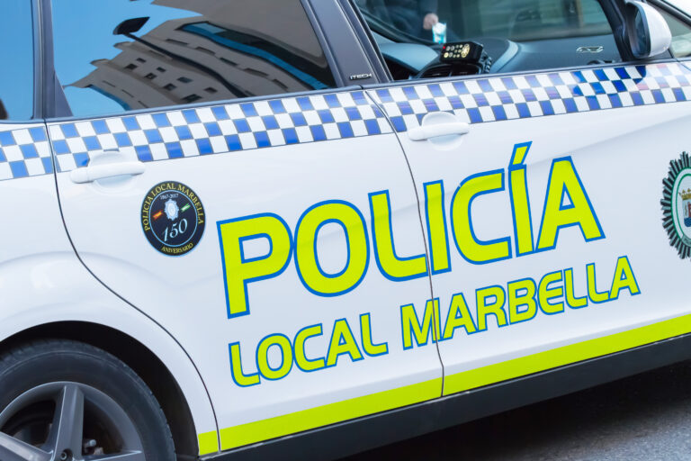 Marbella,,Spain,-,February,17,,2018:,Patrol,Car,Of,The