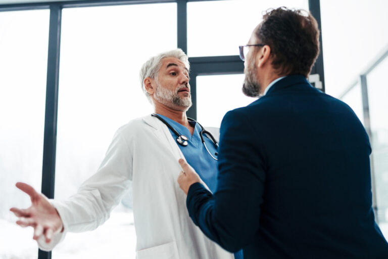 Violence,Against,Health,Workers.,Patient,Is,Aggressive,,Have,Conflict,With