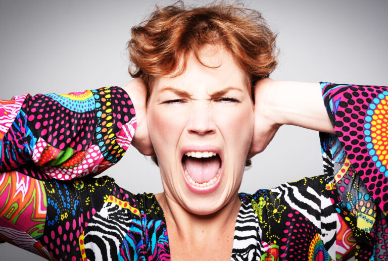 Crazy,,Stressed,And,Exhausted,Woman.,She,Can,Not,Handle,It