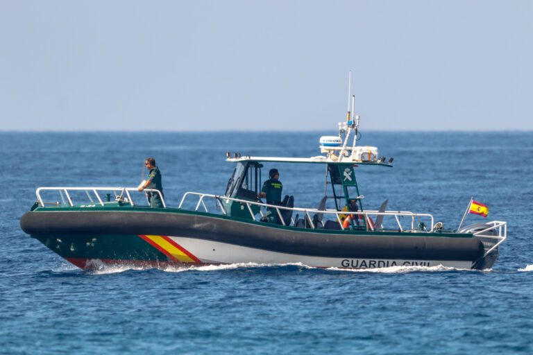 Motril,,Granada,,Spain-jun,11:,Guardia,Civil,Coast,Guard,Patrol,Taking