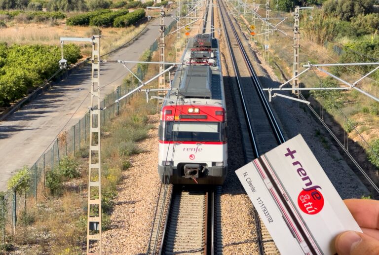 Renfe,Ticket,For,Passenger,Train,Of,The,Spanish,Regional,Lines