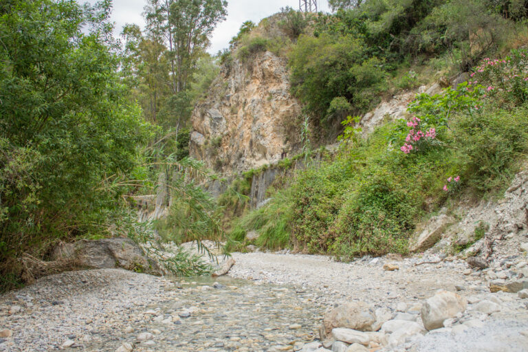 Hike,Down,The,Riverbed,Of,Rio,Chillar,,Nerja.,A,Beautiful