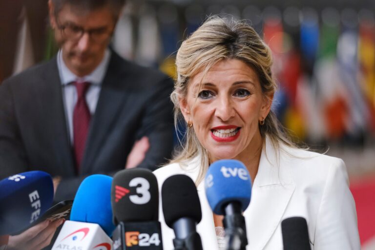 Doorstep,By,Yolanda,Diaz,Perez,,Acting,Second,Spanish,Deputy,Prime