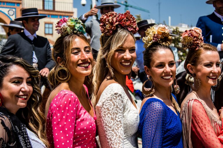 Seville,,Spain,-,May,01,,2022,Sevillians,Dressed,In,Traditional