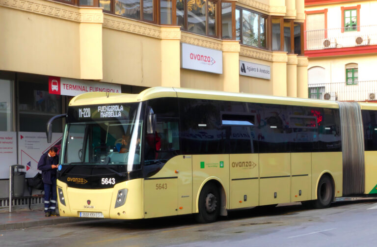 Fuengirola,,Malaga,/,Spain,-,2,26,2020:,Bus,Services